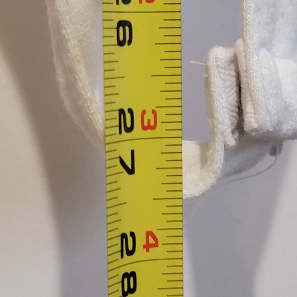 Sleeveless Bodysuite High Neck White Medium Layering Minimalist Preppy - Picture 9 of 10